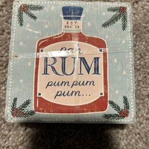 Prima Design Set Of 4 Xmas Spirits Liquor Coasters